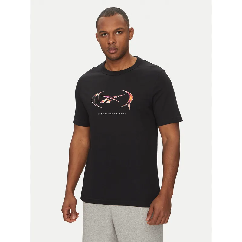 Reebok T-Shirt 100218818 Μαύρο Regular Fit