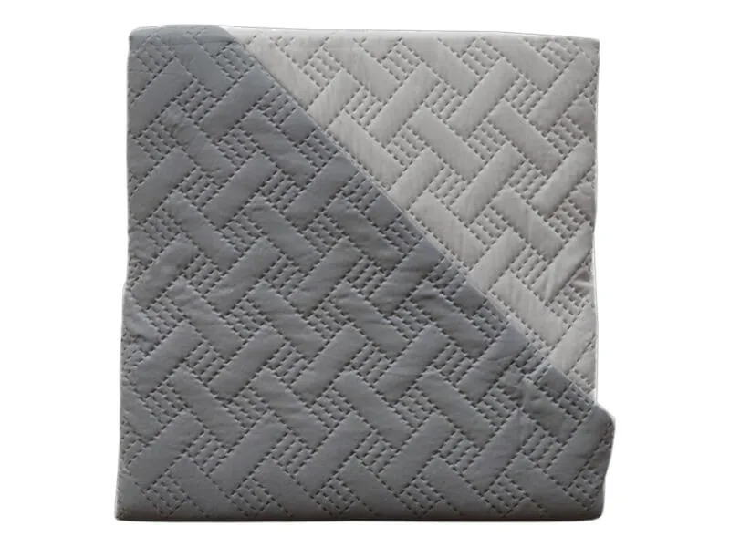 Κουβερλί Υπέρδιπλο Microfiber Διπλής Όψης Lines Γαρύφαλλο 240x260