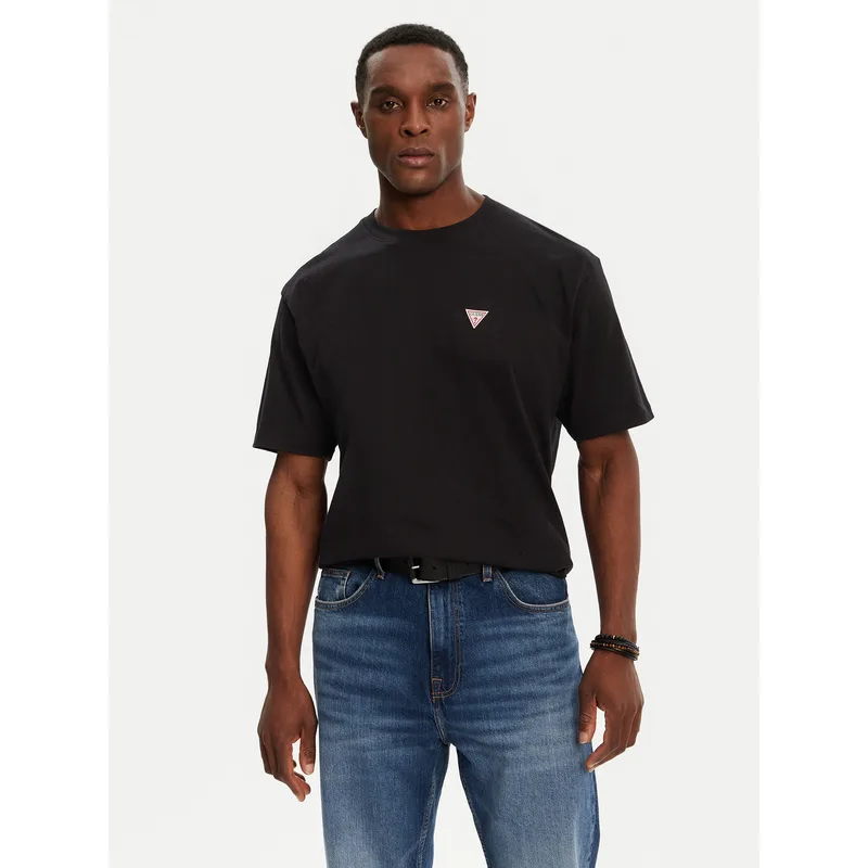 Guess Jeans T-Shirt M4YI46 K8FQ4 Μαύρο Regular Fit