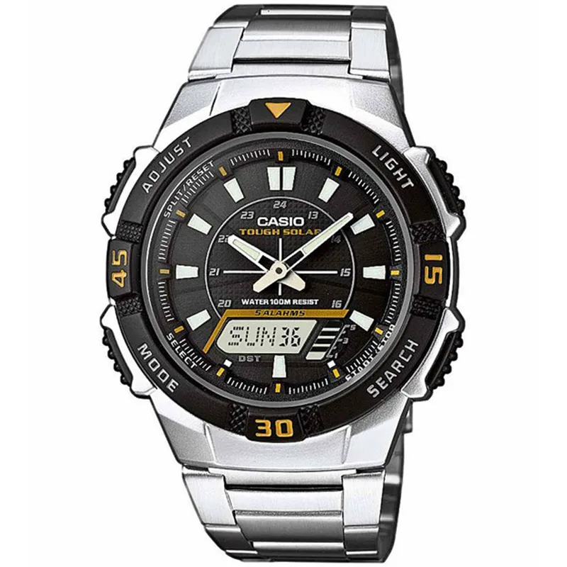 CASIO Solar Stainless Steel Bracelet AQ-S800WD-1EV
