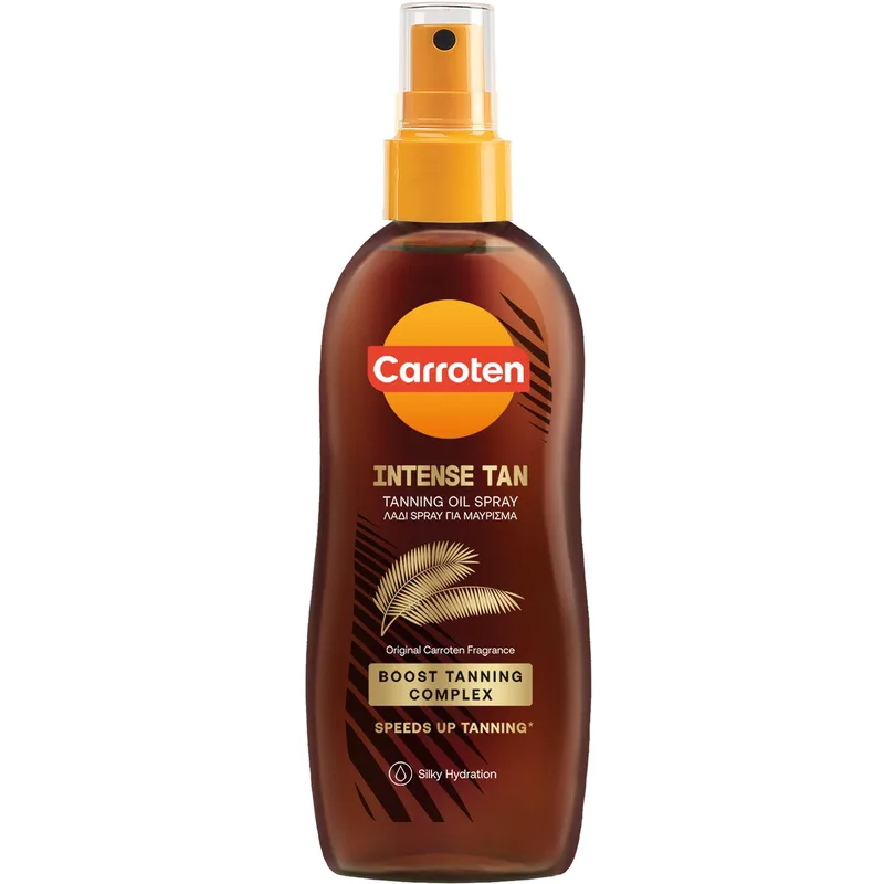 Carroten Intense Tan Oil Spray Λάδι σε Μορφή Spray για Γρηγορότερο & Ποιοτικότερο Μαύρισμα με το Κλασικό Άρωμα Carroten 70m
