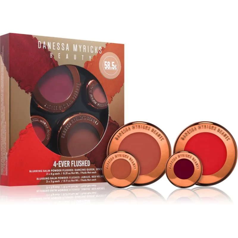 Danessa Myricks Beauty Yummy Skin 4-Ever Flushed σετ διακοσμητικού μακιγιάζ