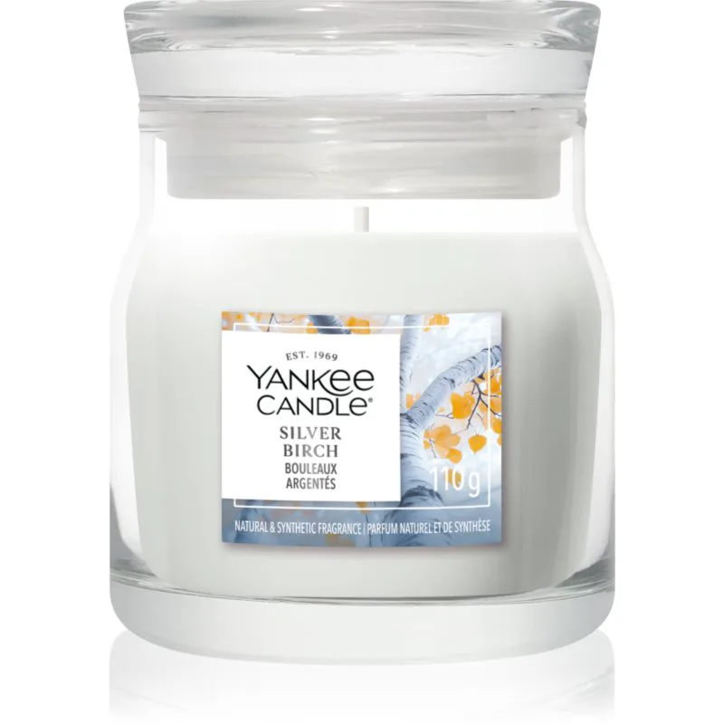 Yankee Candle Silver Birch αρωματικό κερί Signature 110 γρ