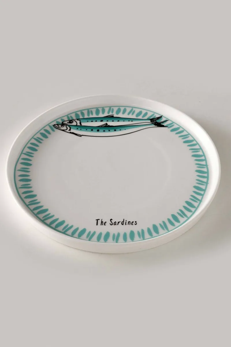 DOMUS HOMUS πορσελάνινο πιάτο φρούτου "Sardine" 21 cm - 20-24-921