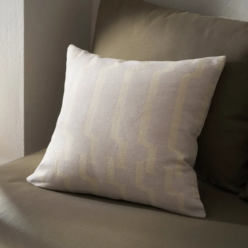 Διακοσμητική Μαξιλαροθήκη (50x50) Gofis Home Clover Silver Grey 558/19
