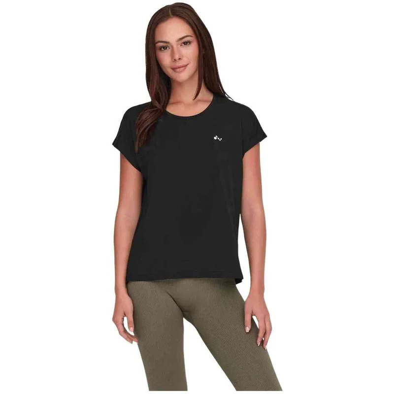 T-shirt με κοντά μανίκια Only Play 15137012-BLACK
