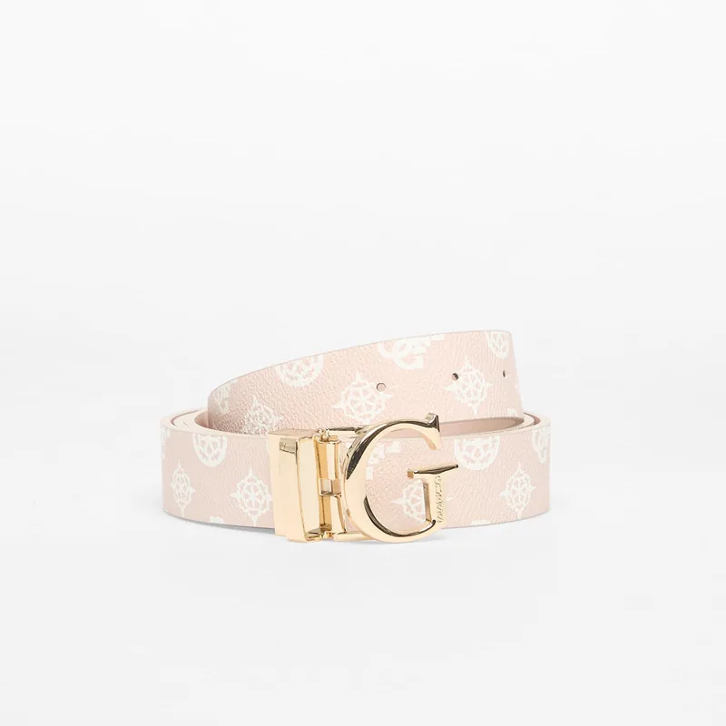 Ζώνη GUESS Erica Rev & Adj Pant Belt Old Ροζ/ White L