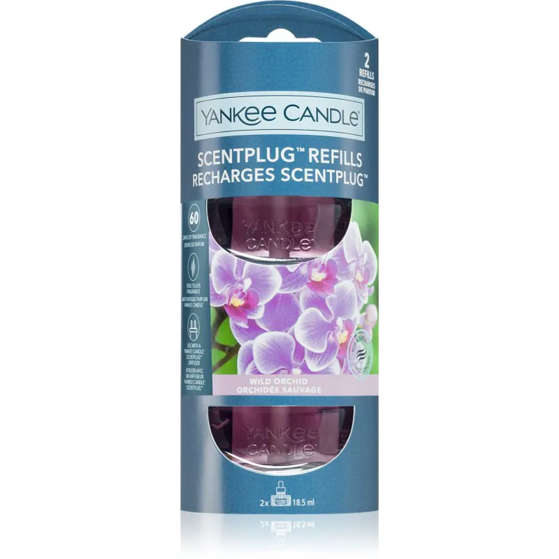 Yankee Candle Wild Orchid ανταλλακτική γέμιση για ηλεκτρικό διαχύτη 2x18.5 ml