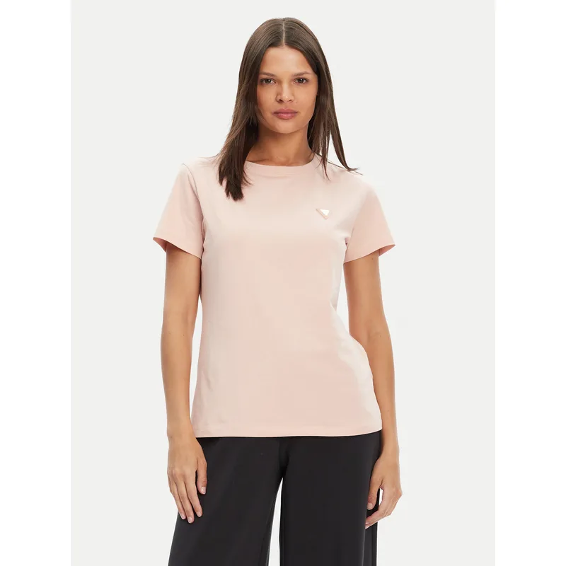 Guess T-Shirt V4YI09 J1314 Ροζ Regular Fit