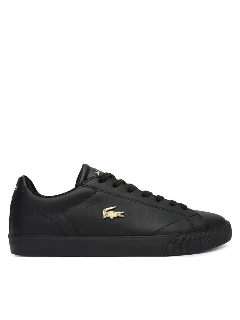 Lacoste Ανδρικά Δερμάτινα Sneakers Lerond Set 50CMA001602H Μαύρο