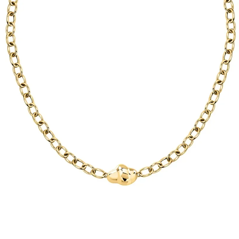 Γυναικεία αλυσίδα λαιμού Trussardi T- Design Χρυσό Stainless Steel TJAXA17 TJAXA17 Ατσάλι