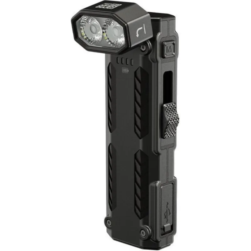 Φακός Nitecore EDC09 MCT LED Αδιάβροχος Ανθεκτικός Επαναφορτιζόμενος 1600 Lumens Μπαταρία 1.100 mAh - Black (6952506409600)