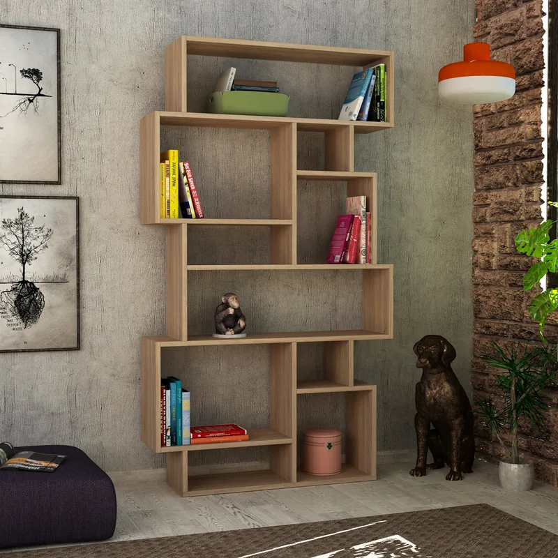 Βιβλιοθήκη Karmato - Sonoma Oak 776Hms3613 (96x168,5x25,5)