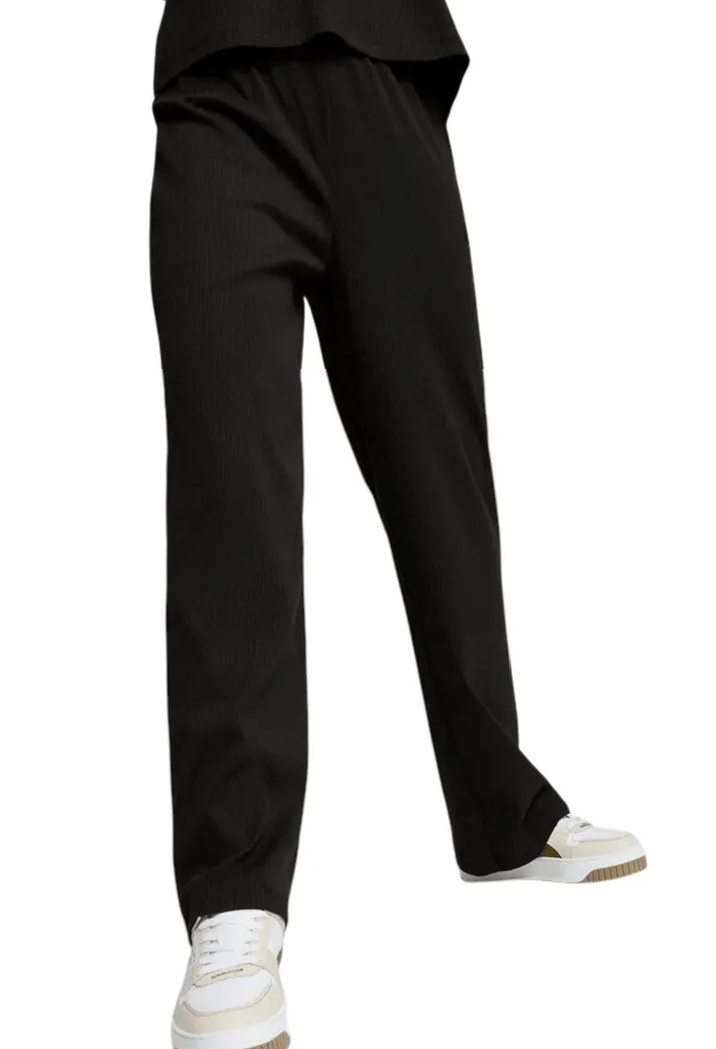 Παντελόνι Puma Ess Elevated High-Waist Straight Leg 681501-01 Γυναικείο