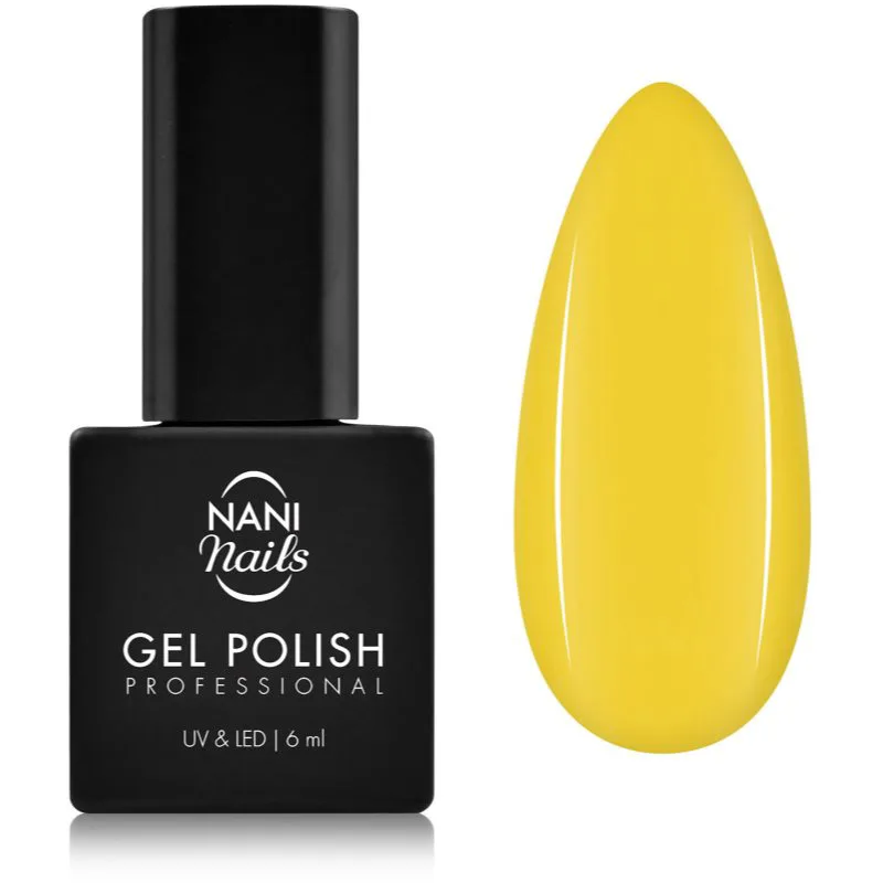 NaniNails NANI Professional τζελ βερνίκι νυχιών απόχρωση Bitter Yellow 6 ml