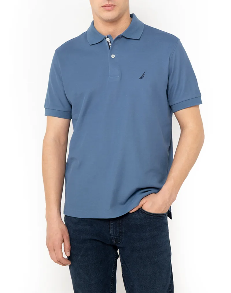 NAUTICA ΜΠΛΟΥΖΑ ΠΟΛΟ ΚΜ Cabin Polo Shirt 3NCN1CR0110-518 RafBlue