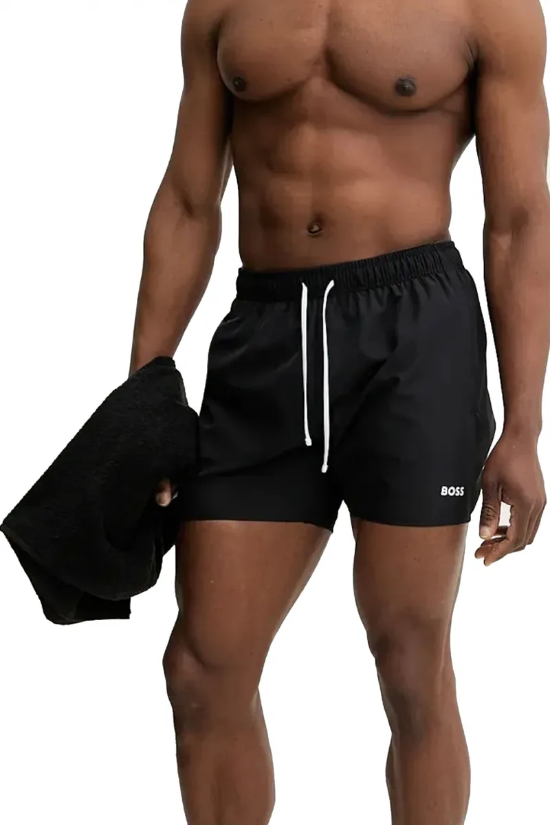 BOSS BEACHWEAR ΣΕΤ ΠΑΡΑΛΙΑΣ ΜΑΓΙΩ-ΠΕΤΣΕΤΑ-BACKPACK BEACH SET ΜΑΥΡΟ