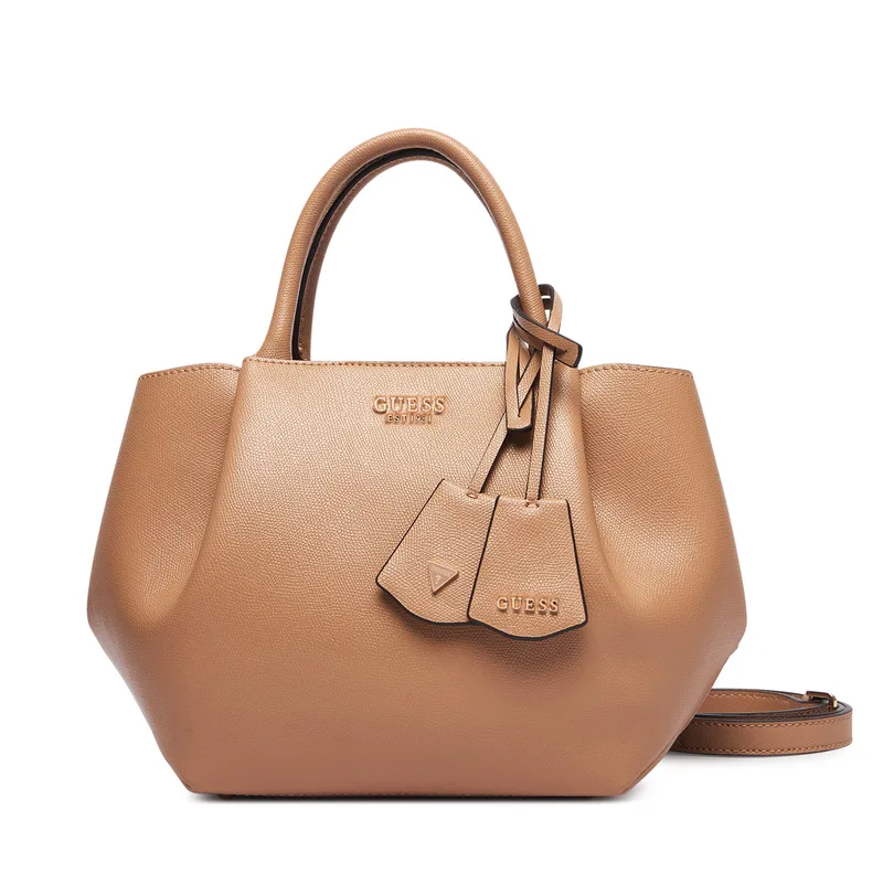 Τσάντα Guess Amorette HWBG78 98060 Σκούρο μπεζ
