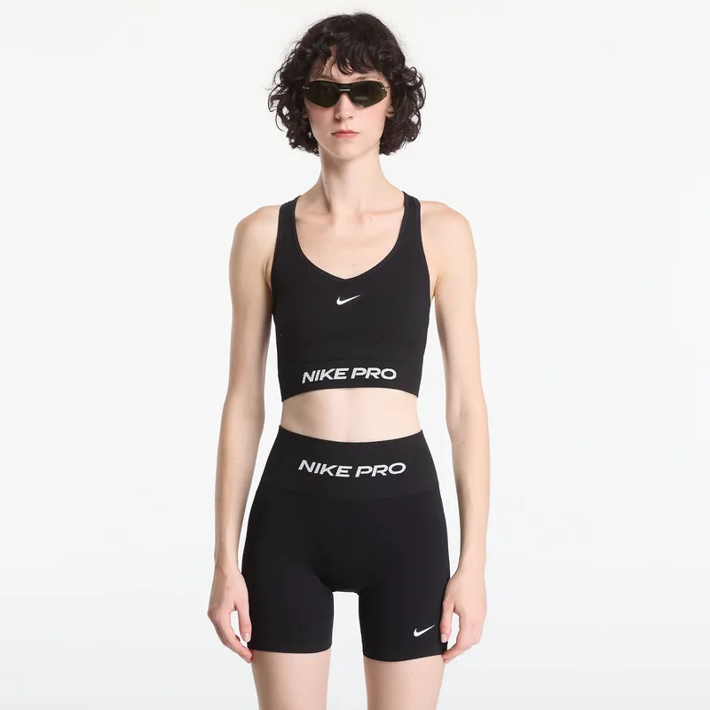 Σουτιέν Nike Pro Seamless Women's Dri-FIT Tank Top Black/ White S