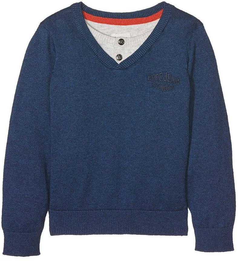 ΠΛΕΚΤΟ PEPE JEANS GARTH ΜΠΛΕ (92ΕΚ.)-(1-2ΕΤΩΝ)