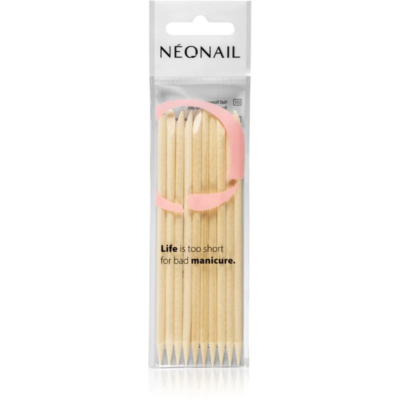 NEONAIL Wooden Sticks ξύλινος ωθητήρας για τα πετσάκια 10 τμχ