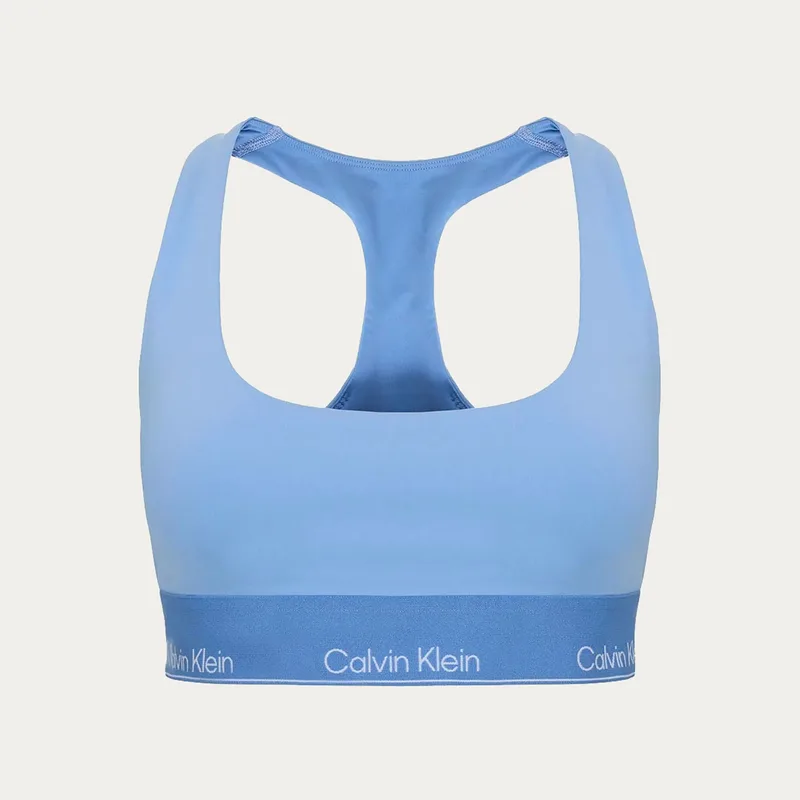CALVIN KLEIN MEDIUM SUPPORT SPORTS BRA ΜΠΛΕ