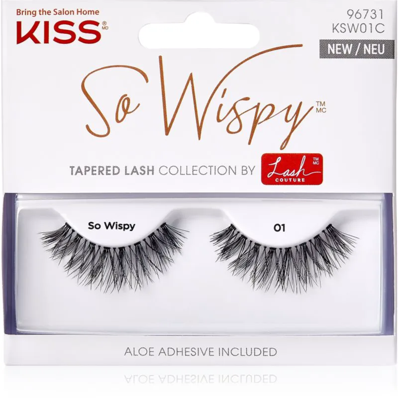 KISS Lash Couture So Wispy τεχνητές βλεφαρίδες 01 1 ζευγάρι