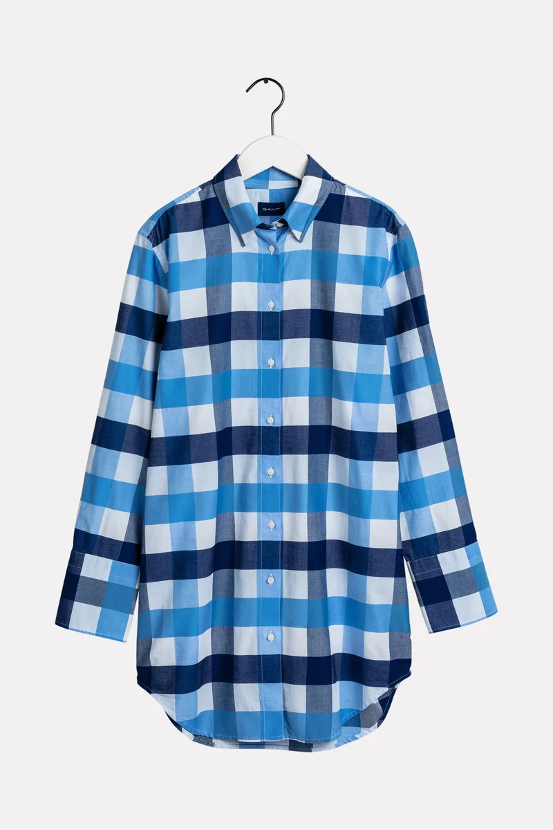 Gant γυναικεία καρό πουκαμίσα "Ocean Prep Gingham" - 4321034 Μπλε