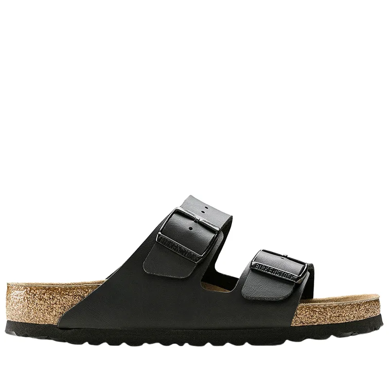 BIRKENSTOCK Arizona Soft Footbed Πέδιλο Φελλός 36-46 - ΜΑΥΡΟ