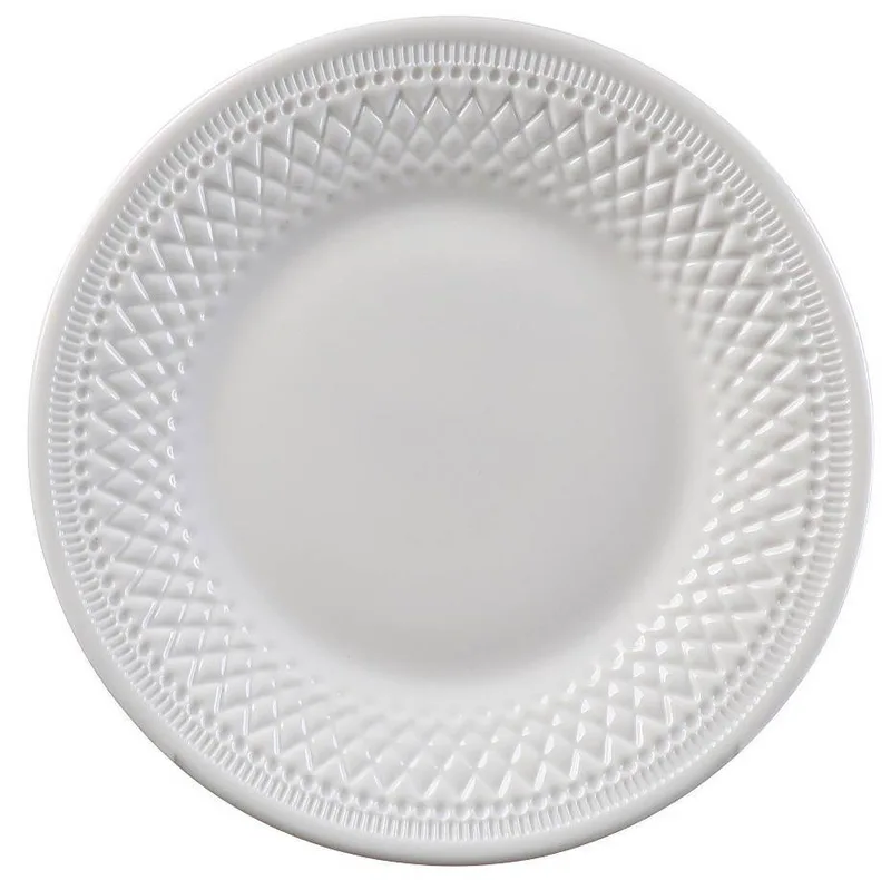 ΠΙΑΤΟ ΒΑΘΥ LUMINARC ALIZEE PERLE ΣΤΡΟΓΓΥΛΟ ΛΕΥΚΟ (23CM)
