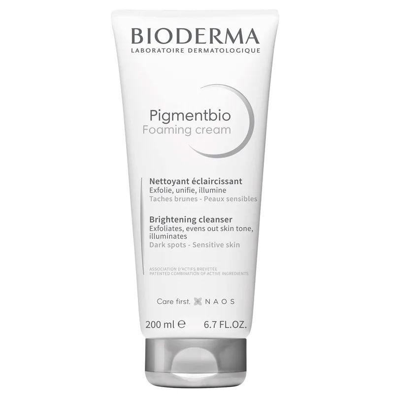 Bioderma Pigmentbio Foaming Cream Χαρίζει Φωτεινότητα και Προωθεί την Εξάλειψη των Καφέ Κηλίδων 200ml