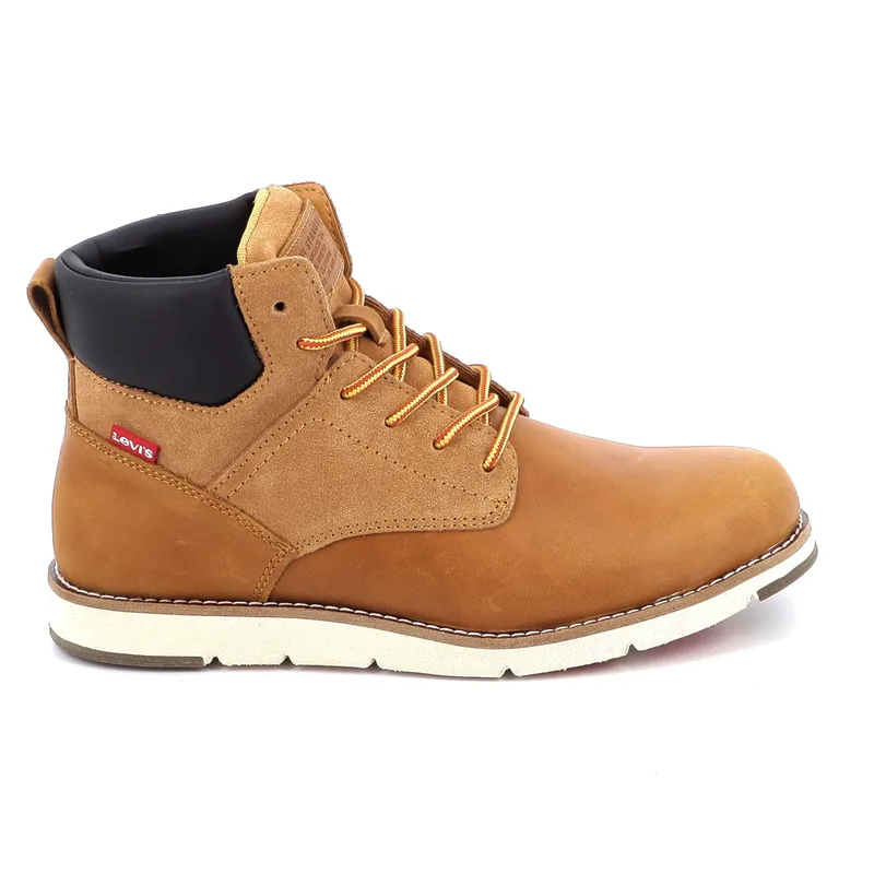 Ανδρικό Μποτάκι Levi's Jax Plus Χρώματος Καφέ Κίτρινο 232198-1700-74
