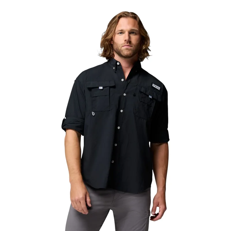 Columbia Ανδρικό Πουκάμισο Bahama™ II Long Sleeve Shirt 1011621-009 Μαύρο