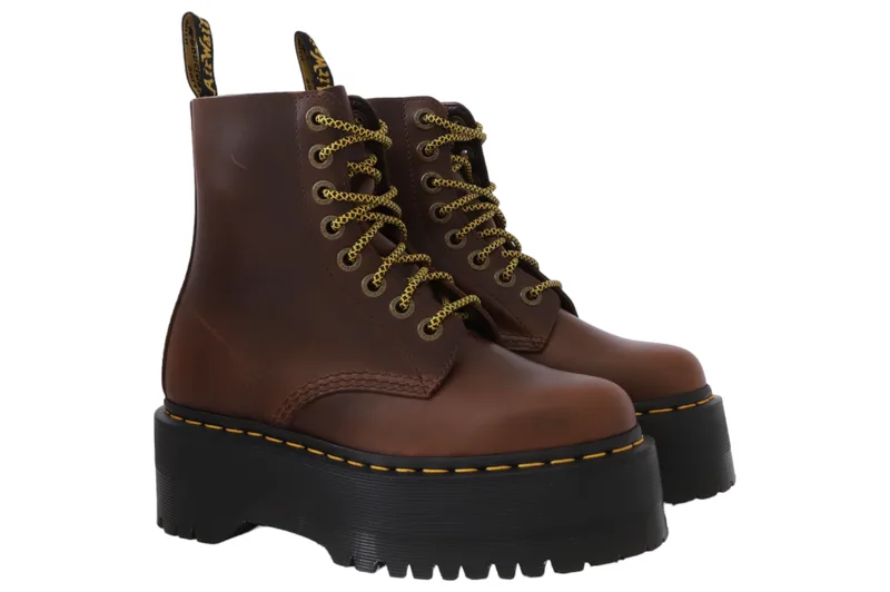 Μποτάκια Dr. Martens 1460 Pascal Max Classic Pull Up 31102201-Dark Brown Γυναικείο