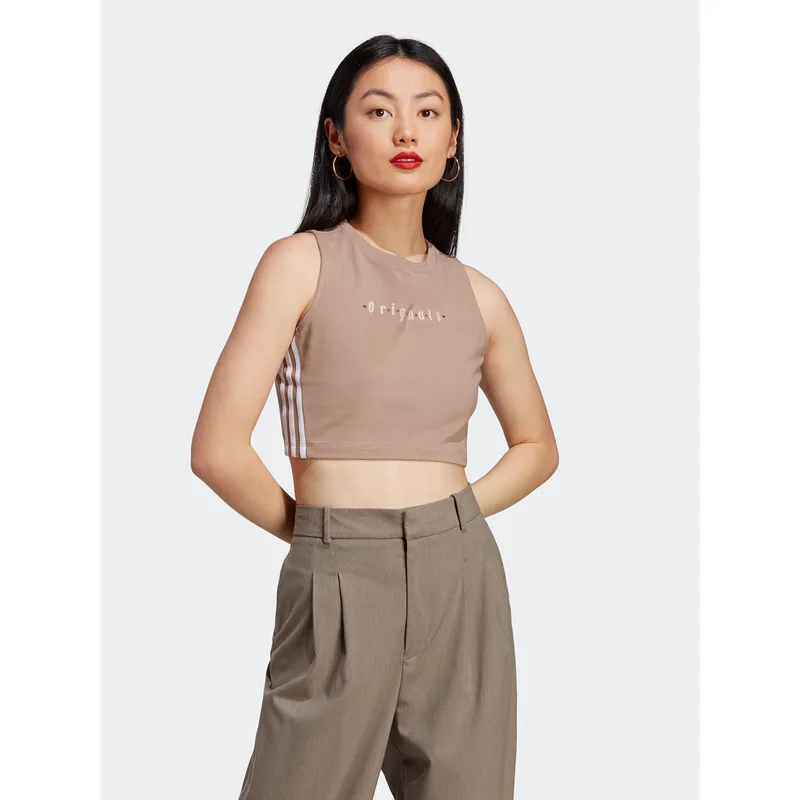 adidas Τοπ Tank Top IQ3404 Καφέ