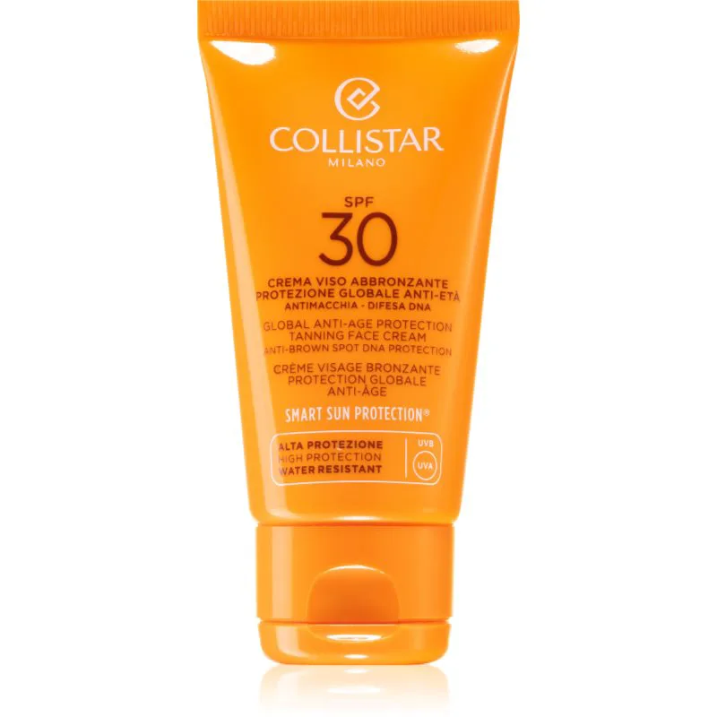 Collistar Special Perfect Tan Global Anti-Age Protection Tanning Face Cream αντηλιακή κρέμα κατά της γήρανσης της επιδερμίδας SPF 30 50 ml