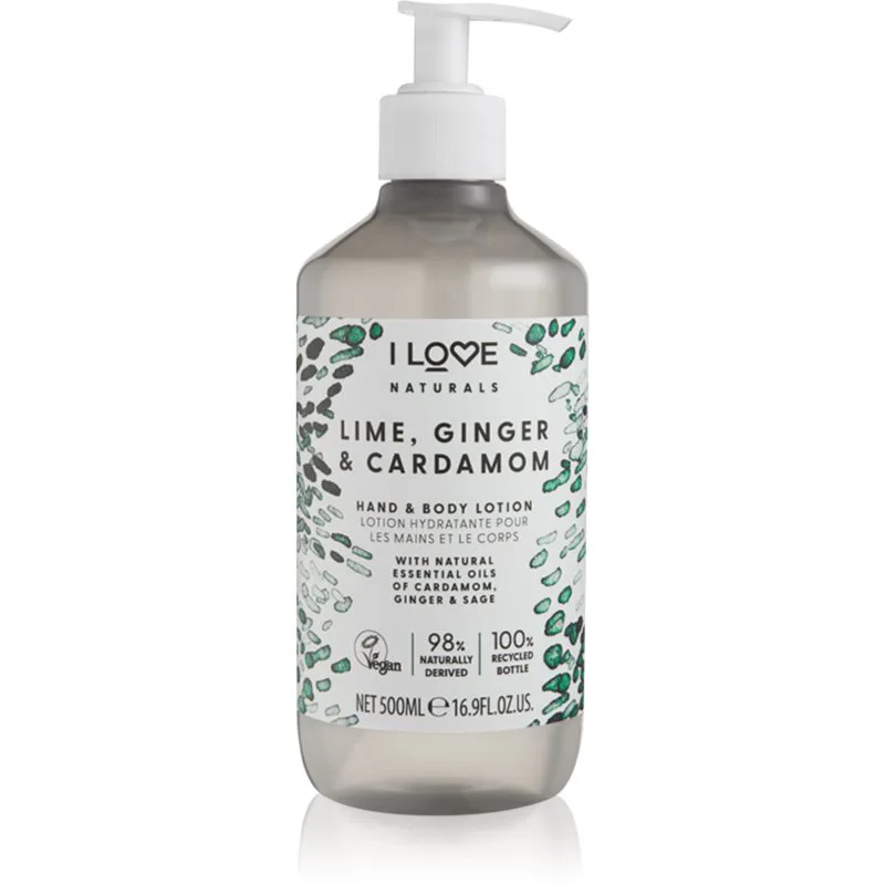 I Love Naturals Lime, Ginger & Cardamom γαλάκτωμα σώματος 500 ml