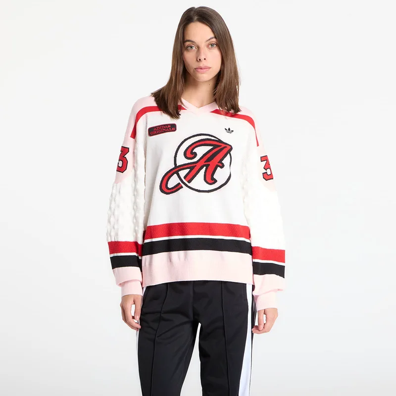Φανελάκια adidas Os Sports Jersey White/ Sandy Ροζ/ Better Scarlet L