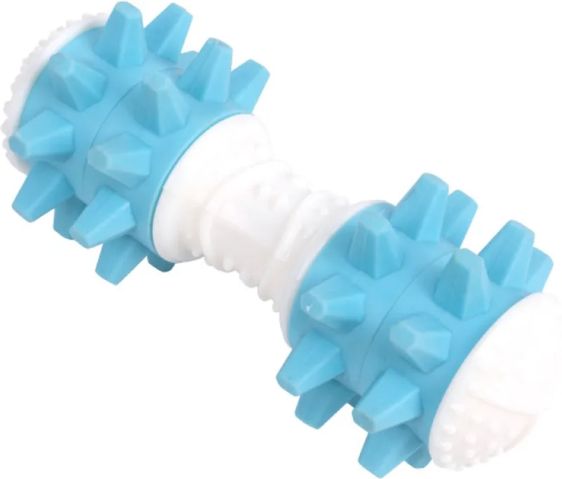ΠΑΙΧΝΙΔΙ ΣΚΥΛΟΥ PAWISE GIGGLE DUMBELL ΛΕΥΚΟ ΓΑΛΑΖΙΟ