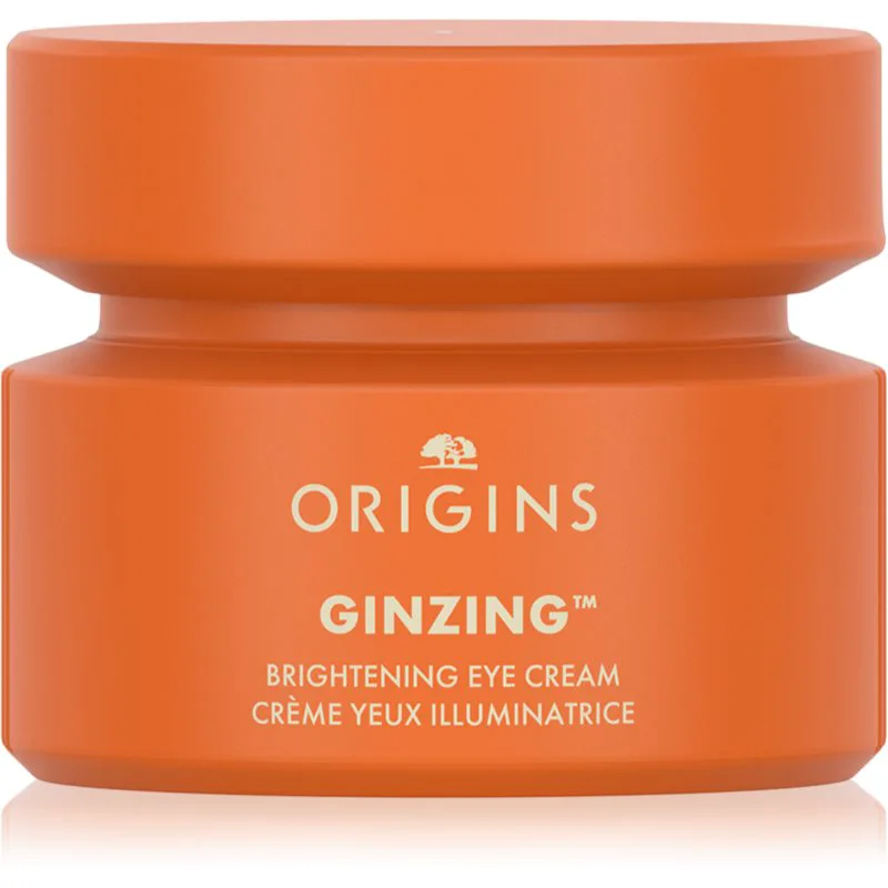 Origins GinZing™ Brightening Eye Cream λαμπρυντική κρέμα ματιών κατά το πρήξιμο και μαύρους κύκλους απόχρωση Warm 15 ml