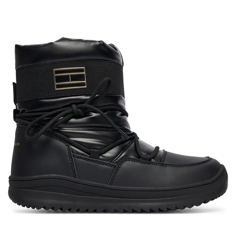 Μπότες Χιονιού Tommy Hilfiger Snow Boot T3A5-34052-1474 D Μαύρο