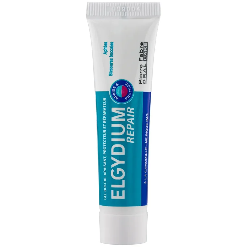 Elgydium Repair Γέλη Προστατεύει από Στοματικές Βλάβες & Ανακουφίζει από τον Πόνο 15ml