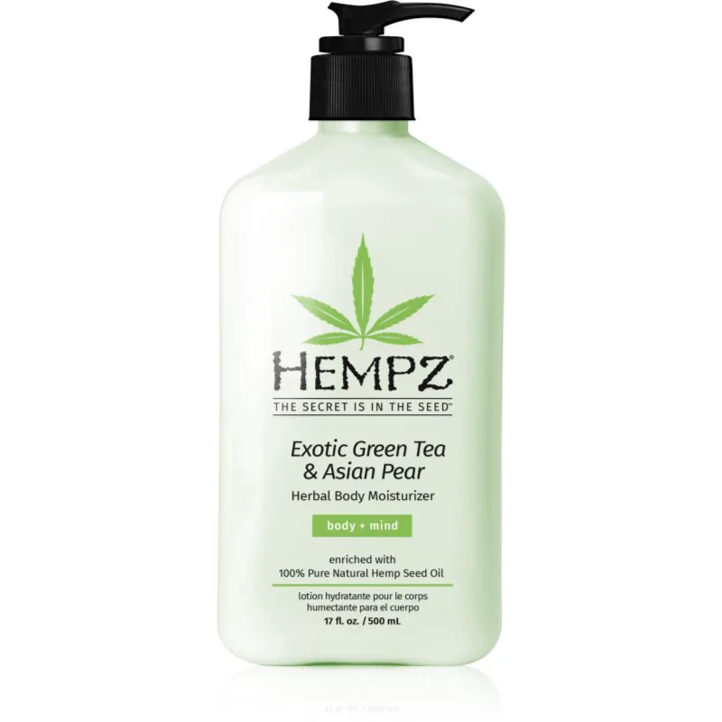 HEMPZ Exotic Green Tea & Asian Pear ενυδατικό γαλάκτωμα σώματος 500 ml