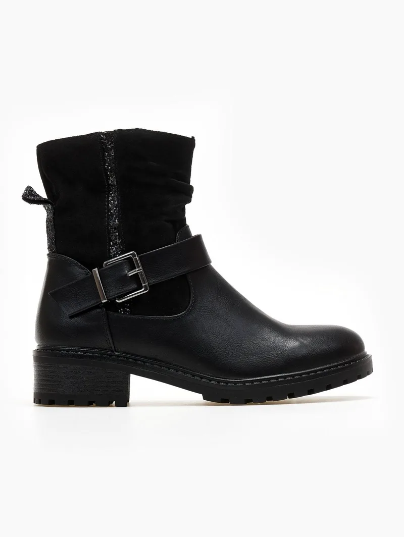 ERYNN Ankle Boots Glitter Stripe - M667 - Black