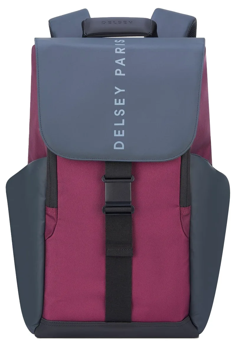 Σακίδιο Πλάτης Delsey Securflap 45,5×31,5×14,5cm Με Θέση PC 15,6'' 202061004-BURGUNDY