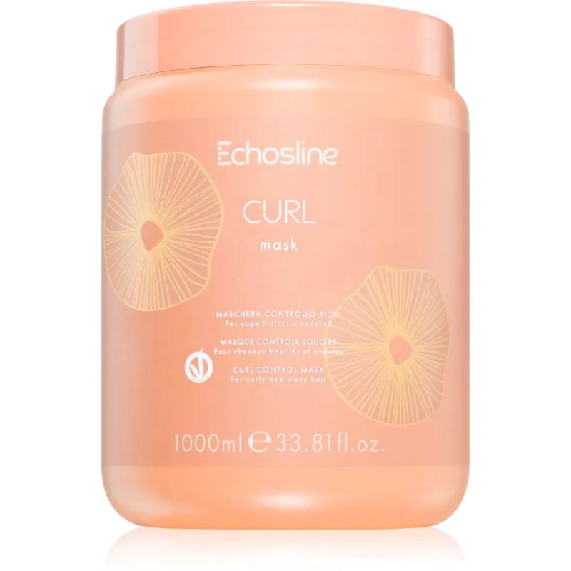 Echosline Curl Mask μάσκα για σπαστά και σγουρά μαλλιά 1000 ml