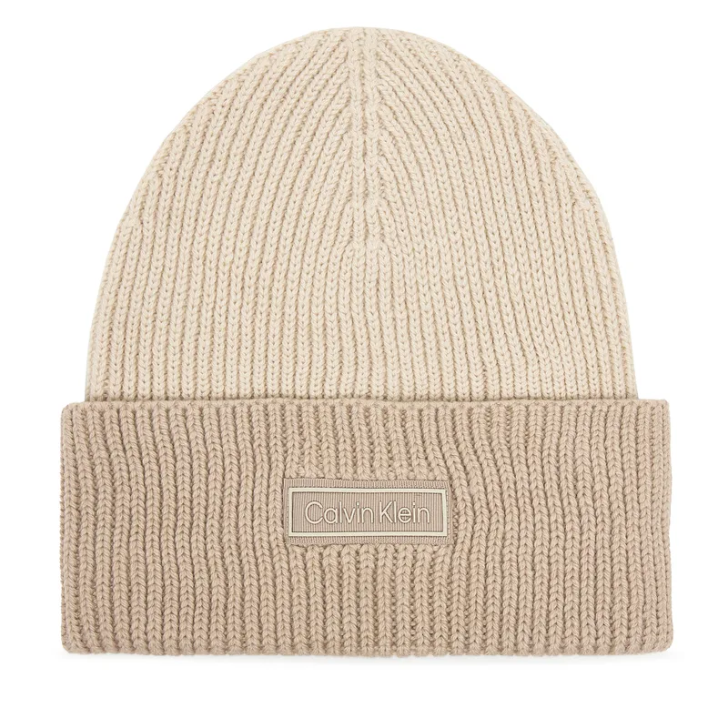 Σκούφος Calvin Klein LV04D8029G Εκρού