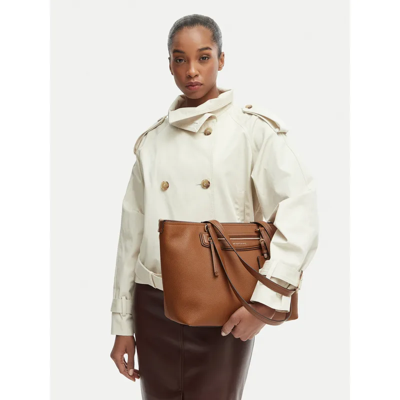 Τσάντα MICHAEL Michael Kors Jet Set 30S6GTVT2L Καφέ
