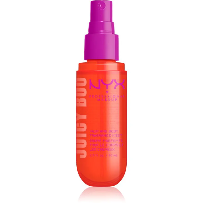 NYX Professional Makeup Fat Oil Body αρωματικό mist για μαλλιά και σώμα με άρωμα Juicy Boo 80 ml