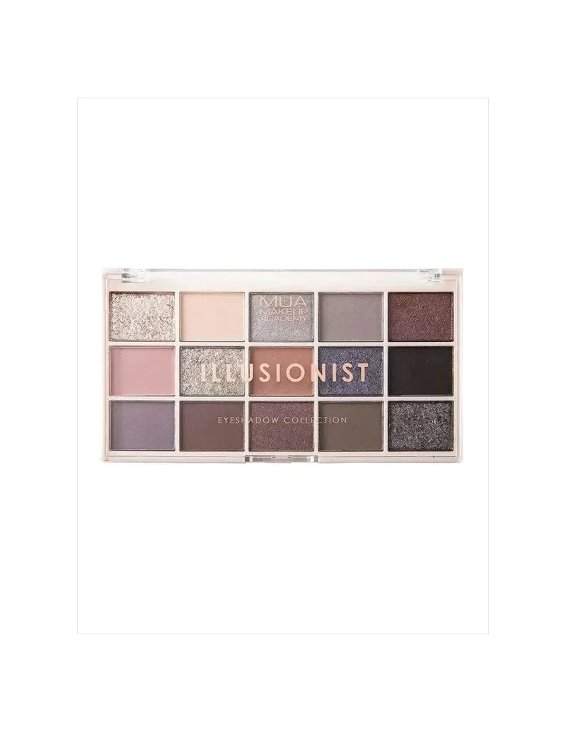 MUA 15 SHADE EYESHADOW PALETTE - ILLUSIONIST